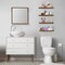 Sorbus 4 Pack Floating Shelves, Wall Shelves Home Decor, Farmhouse Style, 24 x 9 Inch Wall Mounted Floating Shelves